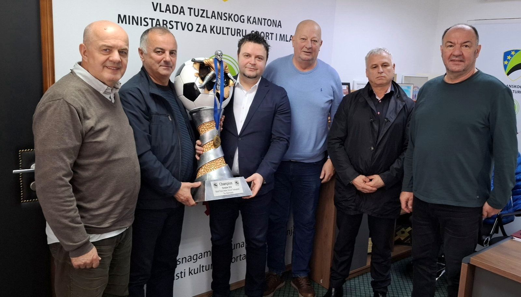 Ministar Gazdić upriličio prijem za Sportsko udruženje „Tuzla-D“